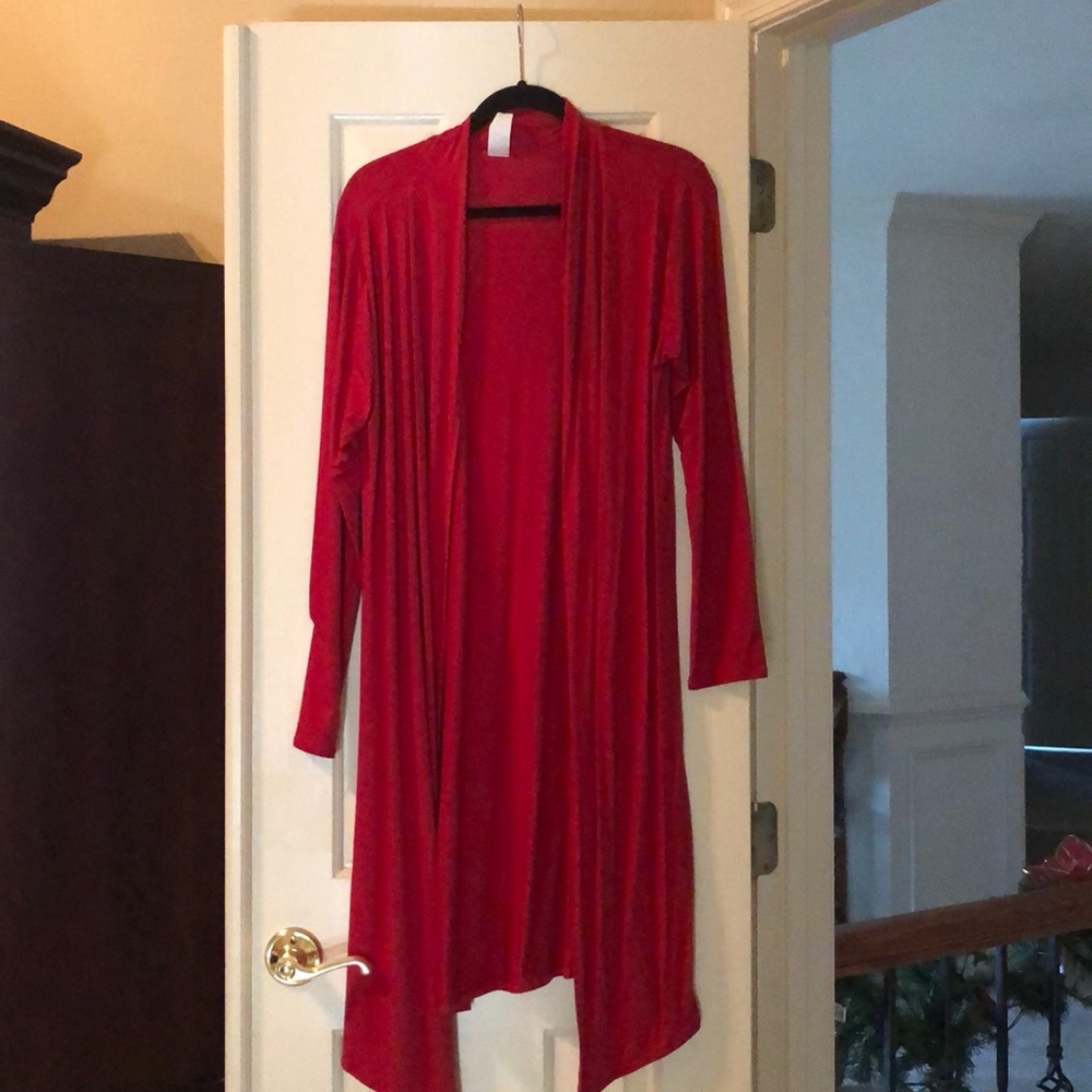 Duster - flyaway cardigan duster.